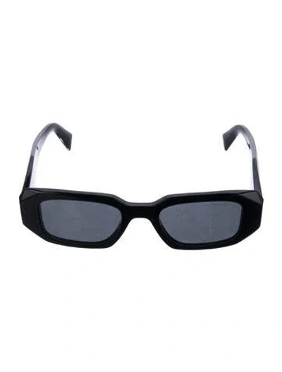 Pre-owned Prada Square Tinted Sunglasses In Black