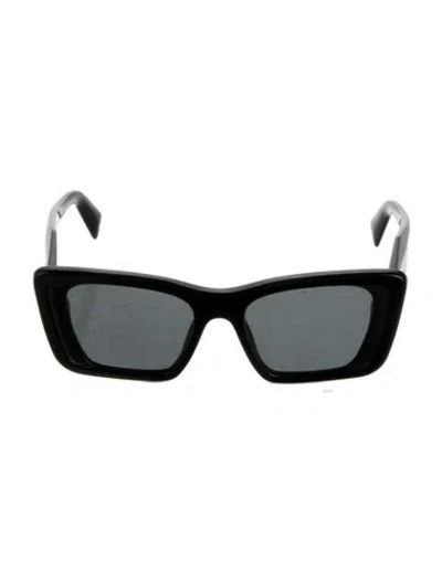 Pre-owned Prada Square Tinted Sunglasses In Black