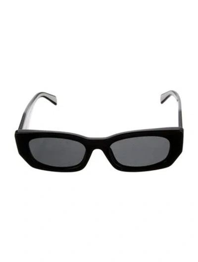 Pre-owned Prada Square Tinted Sunglasses In Black