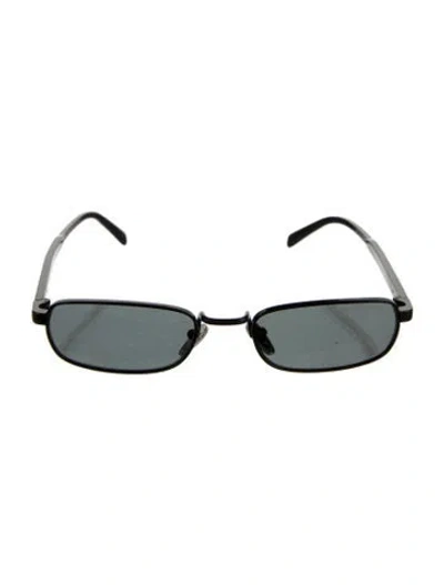 Pre-owned Prada Square Tinted Sunglasses In Black