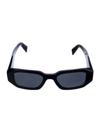 Pre-owned Prada Square Tinted Sunglasses In Black
