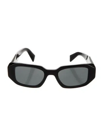 Pre-owned Prada Square Tinted Sunglasses In Black