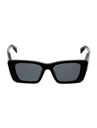 Pre-owned Prada Square Tinted Sunglasses In Black