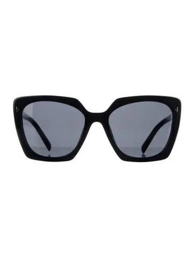 Pre-owned Prada Square Tinted Sunglasses In Black