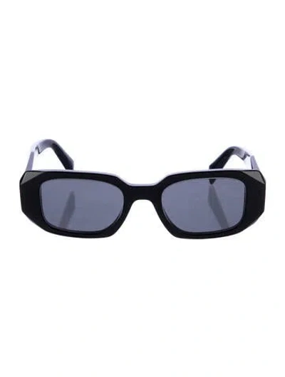 Pre-owned Prada Square Tinted Sunglasses In Black