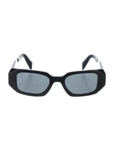 Pre-owned Prada Square Tinted Sunglasses In Black