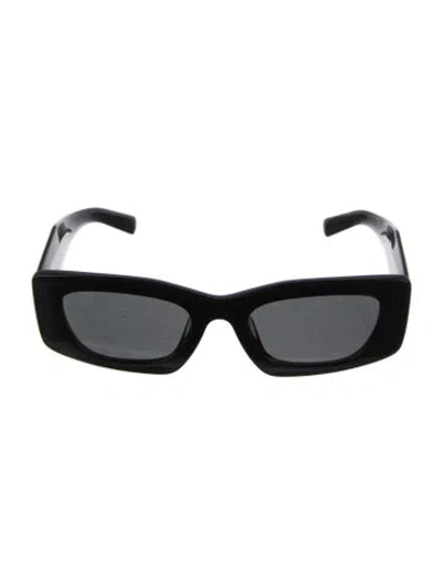 Pre-owned Prada Square Tinted Sunglasses In Black