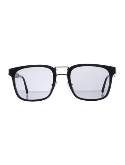 Pre-owned Prada Square Tinted Sunglasses In Black