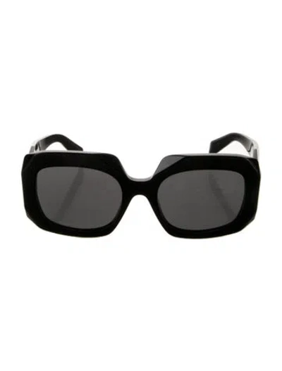 Pre-owned Prada Square Tinted Sunglasses In Black