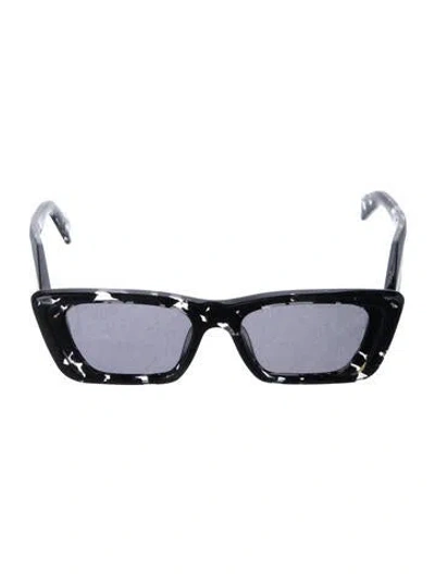 Pre-owned Prada Square Tinted Sunglasses In Black