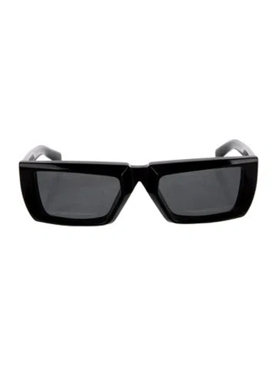 Pre-owned Prada Square Tinted Sunglasses In Black