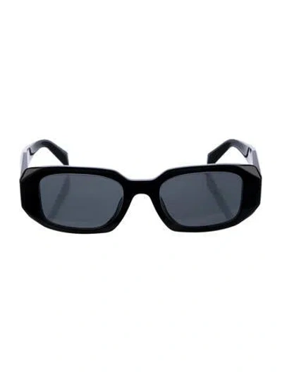 Pre-owned Prada Square Tinted Sunglasses In Brown