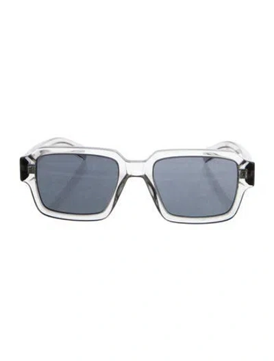 Pre-owned Prada Square Tinted Sunglasses In Gray