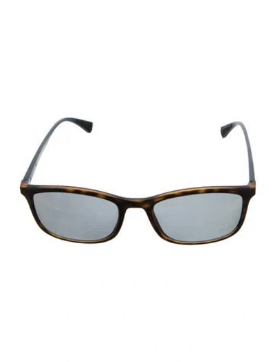 Pre-owned Prada Square Tinted Sunglasses In Multi
