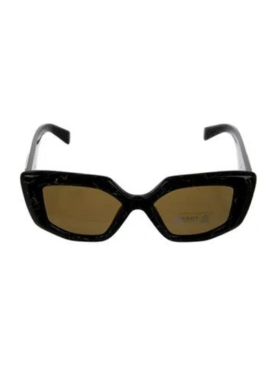 Pre-owned Prada Square Tinted Sunglasses In Multi