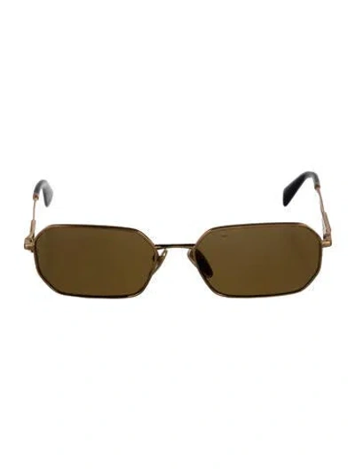 Pre-owned Prada Square Tinted Sunglasses In Multi