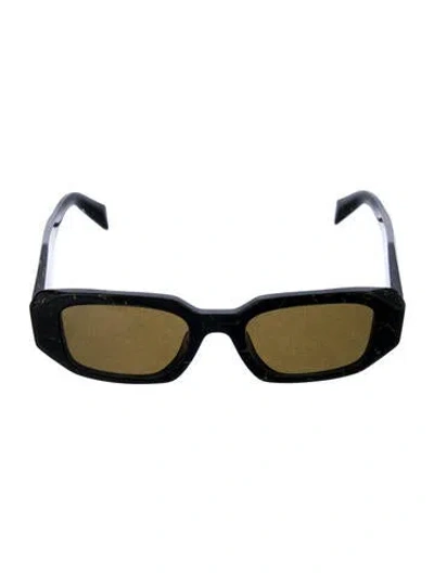 Pre-owned Prada Square Tinted Sunglasses In Multi
