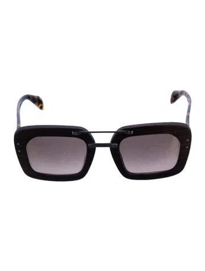 Pre-owned Prada Square Tinted Sunglasses In Multi