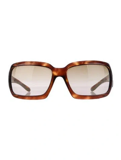 Pre-owned Prada Square Tinted Sunglasses In Multi
