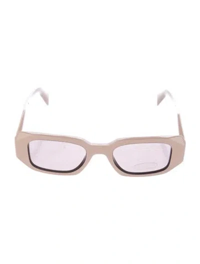 Pre-owned Prada Square Tinted Sunglasses In Neutral