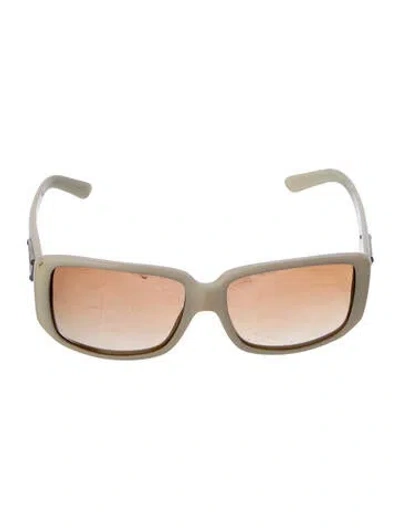 Pre-owned Prada Square Tinted Sunglasses In Neutral