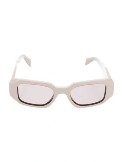 Pre-owned Prada Square Tinted Sunglasses In Neutral