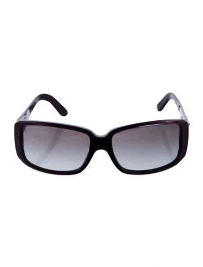Pre-owned Prada Square Tinted Sunglasses In Purple