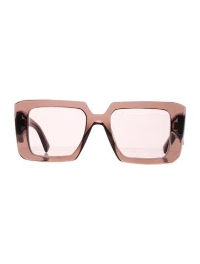 Pre-owned Prada Square Tinted Sunglasses In Purple