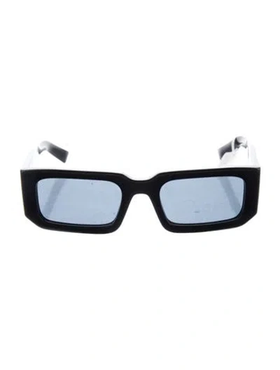 Pre-owned Prada Square Tinted Sunglasses W/ Tags In Black