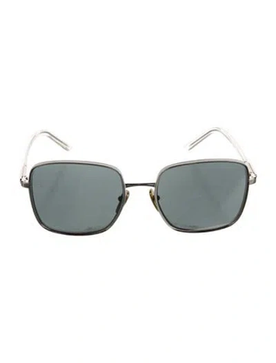 Pre-owned Prada Square Tinted Sunglasses In White
