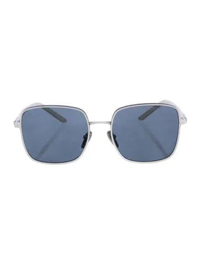 Pre-owned Prada Square Tinted Sunglasses In White