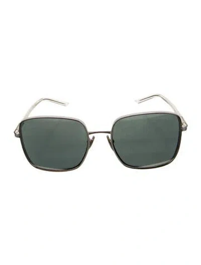 Pre-owned Prada Square Tinted Sunglasses In White