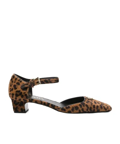 PRADA 35MM LEOPARD-PRINT PUMPS