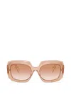 Prada Squared-frame Sunglasses In Pink