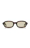 Prada Square-frame Acetate Sunglasses In Metallic
