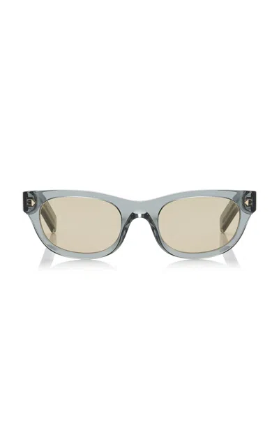 Prada Square-frame Acetate Sunglasses In Metallic