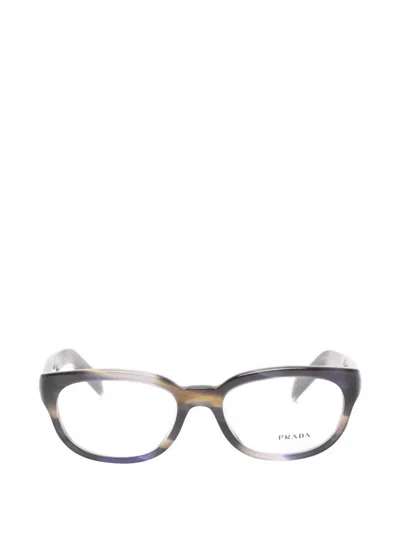 Prada Square-frame Glasses In Blue