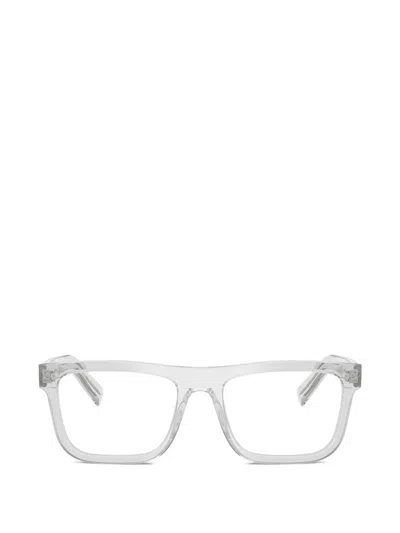 Prada Square-frame Glasses In Grey
