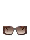 Prada Square-frame Sunglasses In Brown