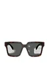 Prada Square-frame Sunglasses In Brown