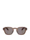 Prada Square-frame Sunglasses In Brown