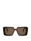 Prada Square-frame Sunglasses In Brown