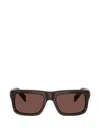 Prada Square-frame Sunglasses In Metallic