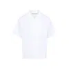 Prada Cotton Shirt With Short Sleeves And Pockets