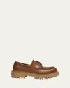 Prada St. Moritz Derbies For Women In Cognac