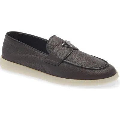 Prada St. Tropez Loafer In Brown