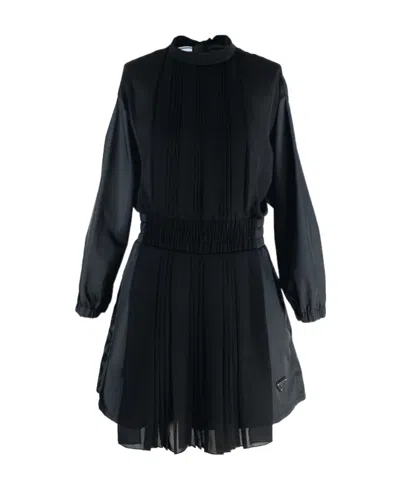 PRADA STAND-UP COLLAR DRESS