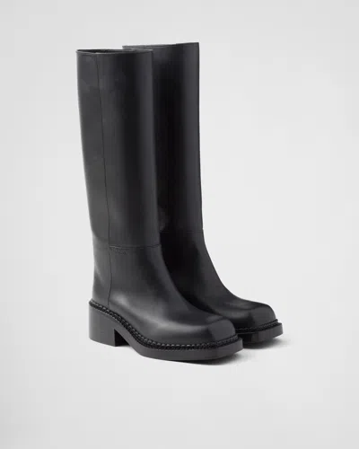 PRADA STIEFEL AUS LEDER