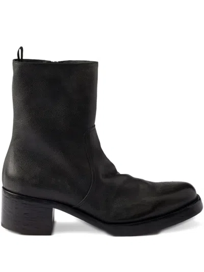 Prada Stiefel Mit Blockabsatz In Black