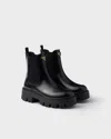 Prada Ankle Boots With Chunky Sole And Pull Tabs In Multi